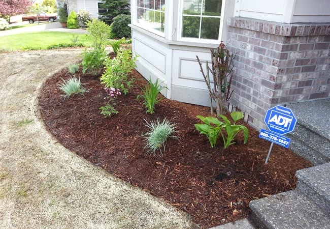Mulch Installation in Warren project 2